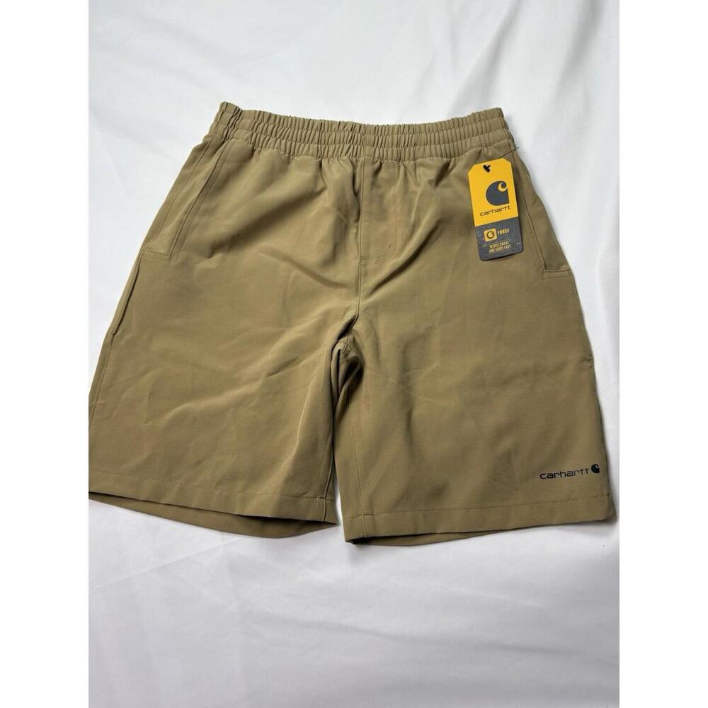 Carhartt Boys' Carhartt Rugged Flex  Shorts Dark Khaki Size M 10/12 (Item-204
